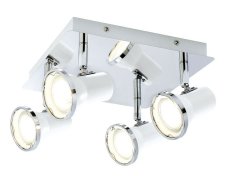 RABALUX 5500 Steve koupelnové spot LED GU10 4x4 5W IP44 4000K chrom, bílá