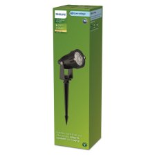 Philips 8720169269217 GardenLink Low Volt Caper nízkonapäťové vonkajšie svietidlo/reflektor LED 1,5W/180lm 2700K IP44 čierna, bez napájania