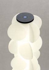 REDO 01-2691 JACO stojacia lampa V1530mm LED 52W/3350lm 3000K čierna, biela, 3 StepDIM