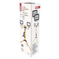 Emos ZS2221.2 exteriérový LED reflektor HOBBY SLIM 2× 20,5W 2×1600lm 4000K IP65