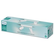 Philips 8720169299092 Idris stropné bodové svietidlo/spot 2xGU10 IP44 biela, ClickFix