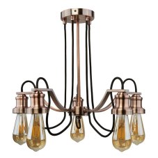 Searchlight 1065-5CU OLIVIA stropné svietidlo E27 5x10W