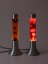 RABALUX 76025 Poppilol lávová lampa D55mm LED 25W/34lm 3000K strieborná, červená