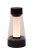 LUCIDE 45500/01/30 LORALI dotyková stolní lampička V160mm LED 1,2W/110lm 2600-3000K IP44 černá, nabíjecí baterie, 3StepDIM