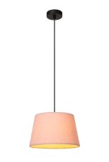 LUCIDE 10416/01/66 WOOLLY závěsné svítidlo D280mm 1xE27 černá, růžová