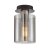 ITALUX SPL-5581-1SC-SC-SG Sardo stropné svietidlo 1xE27 D130mm saténový nikel, šedá