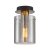 ITALUX SPL-5581-1SC-BRO-SG Sardo stropné svietidlo 1xE27 D130mm čierna, šedá