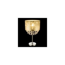 GLOBO 15187T3 AMY stolná lampa s akrylovými krištáľmi D320mm 1xE27 matný nikel, zlatá