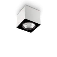 Stropné svietidlo Ideal lux 140933 MOOD PL1 BIG SQUARE BIANCO 1xGU10 50W vrátane žiarovky 2700K biela