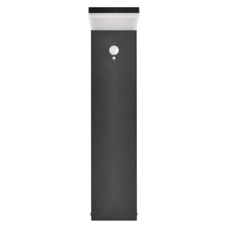 EMOS ZGK0B4S VEREA solárny záhradný stĺpik (stojanové svietidlo) LED 154 × 107 × 500 4,4W 460lm 3000K IP44 so senzorom čierna
