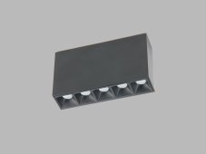 LED2 1251133 LINEAR ON 5 Lineárne stropné svietidlo š137mm 10W/1050lm 3000K čierna