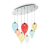 Závesné svietidlo Ideal lux 100937 CLOWN SP7 COLOR 7xG9 28W