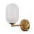 ITALUX TB-28366-1 Solana stolná lampa 1xE14 V480mm starožitná bronzová, biela