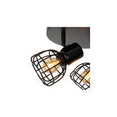 LUCIDE 00929/13/30 FILOX stropné bodové svietidlo/spot D250mm 3xE14 čierna