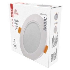 Emos ZD1432 LED RUBIC stropní vestavné klasické svítidlo kruh průměr 120 × 26 mm 9W 900lm 4000K bílá
