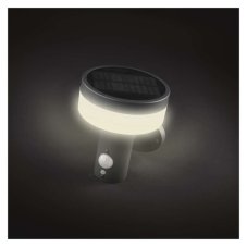 EMOS ZGJ044S TERION solární venkovní nástěnné svítidlo LED 147 × 125 × 146 2W 200lm 3000K IP44 se senzorem antracit