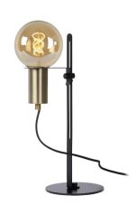 LUCIDE 45578/01/30 MALCOLM stolová lampa E27/60W H47cm Ø16cm čierna