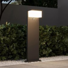 TRIO 440969142 NESTOS vonkajšie stojanové svietidlo/stĺpik so senzorom SMD LED V800mm 13W/1300lm 3000K IP54 antracitová, biela