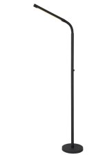 LUCIDE 36712/04/30 GILLY stojací lampa V1530mm LED 3W/300lm 2700K černá, nabíjecí baterie