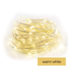 D3AW15 EMOS DROP vianočná reťaz 120 LED 12m teplá biela, časovač, IP44