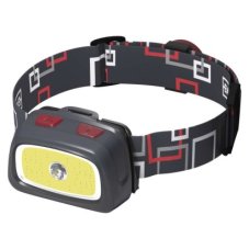 EMOS P3531 LED čelovka 330lm 3× AAA + 1× CR2032 IP44 sivá