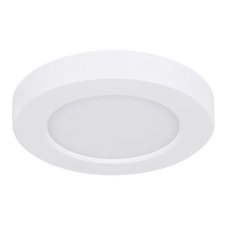 GLOBO 12379-6W LASSE stropné svietidlo LED D126mm 6W/450lm 3000-4000-6500K biela, opál