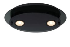 LUCIDE 79181/02/30 OKNO Prisadené stropné svietidlo GU10 2x3W čierna