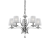 Závesné svietidlo/Luster Ideal lux 066448 PEGASO SP5 BIANCO 5xE14 40W