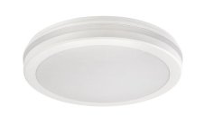 RABALUX 77036 Indre vonkajšie stropné svietidlo LED D300mm 28W/2600lm 3000+4000+6500K IP54 biela