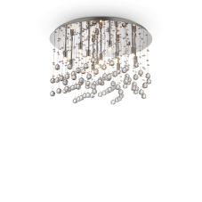 Stropné svietidlo Ideal lux 077802 MOONLIGHT PL12 CROMO 12xG9 40W
