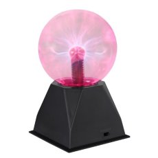 GLOBO 280110 PLASMA stolná lampička V205mm x čierna, priehľadná, AC 12V 300mA, adaptér