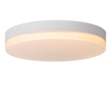 LUCIDE 79111/40/31 BISKIT stropní svítidlo se senzorem D400mm LED 36W/2050lm 2700K IP44 bílá, opálová