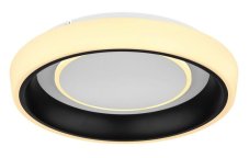 GLOBO 48272-46B TABANO stropné svietidlo LED D500mm 50W/3300lm 3000-6500K čierna matná, opál, stmievateľné, diaľkový ovládač
