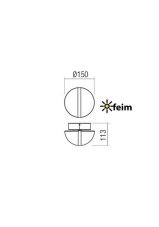 REDO 90364 SIERRA exteriérové nástenné svietidlo SMD LED 10,8W 650lm 3000K IP54 antracit, biela
