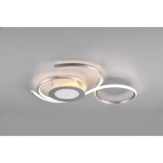 TRIO 623410207 JIVE stropné svietidlo LED 36W/4300lm 2700 - 6000K matný nikel, stmievateľné, diaľkový ovládač