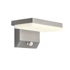 REDO 90535 TAIYO solární nástěnné svítidlo se senzorem SMD LED 2W 340/240lm 3000K IP54 antracit