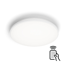Philips 8720169196117 Wincel CL630 stropné svietidlo LED D395mm 24W/2500lm 2700-6500K chróm, biela, diaľkový ovládač
