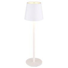 GLOBO 58438W VANNIE dotyková stolná lampička V360mm LED 3W/130lm 3000K IP44 biela, vrátane batérie CR18650 1800mAh 3,7V, USB-C kábel