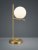 TRIO 502000108 Pure Stolová lampa 180mm E14 1X28W Mosadz, biela