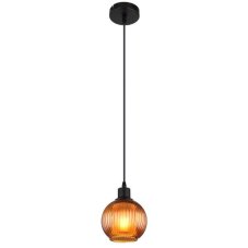 GLOBO 15638B ZUMBA závesné svietidlo D150mm 1xE27 čierna, bronzová