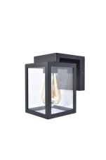 LUTEC 5206501012 SHIVA exteriérové nástenné svietidlo E27 40W IP44 matná čierna