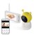 Emos H4052 GoSmart Otočná detská opatrovateľka GUARD s monitorom, biela a žltá Wi-Fi