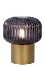 LUCIDE 78595/01/02 JANY Lampička E14 1x40W matná zlatá/mosadz, dymová
