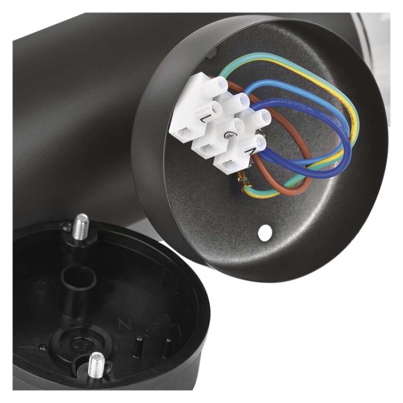 Emos ZGA040P ARTEO venkovní nástěnné svítidlo E27 164 × 120 × 295 mm  IP44 se senzorem antracit