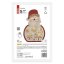 DCWW24 EMOS vánoční dekorace LED dřevěná – santa, 30cm, 2xAAA, teplá bílá, časovač