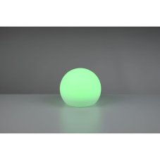 TRIO R55326101 MELO vonkajšia dekoračná zapichovacia guľa LED D200mm 0,5W/30lm 3000K IP67 biela, RGB, diaľkový ovládač