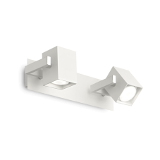 Nástenné svietidlo Ideal lux 073545 MOUSE AP2 BIANCO 2xGU10 50W biela
