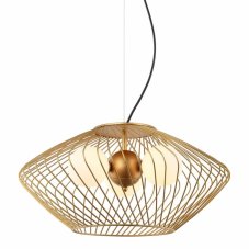 MDM-3845-3 GD ITALUX Zeno moderní závěsné svítidlo 3X25W G9 IP20