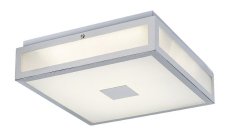 RABALUX 75032 Zoya stropní svítidlo LED 18W/1390lm 4000K IP44 chromová, bílá, 300x300mm