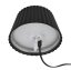 TRIO Reality R57706132 SUAREZ venkovní stolní lampa SMD LED V390mm 1,5W/200lm 3000K IP44 černámatná, nabíjecí baterie, USB-C port, nabíjecí stanice, ON/OFF